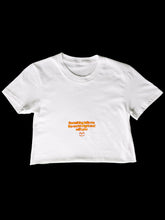 Load image into Gallery viewer, "The world might end with you" crop tee